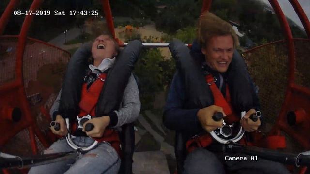 Catapulta girl’s screaming Харьковская катапульта в парке им. Горького