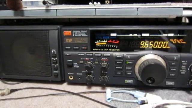 JRC NRD-545_9650kHz Radio Guinée_4:46 JST_07132018