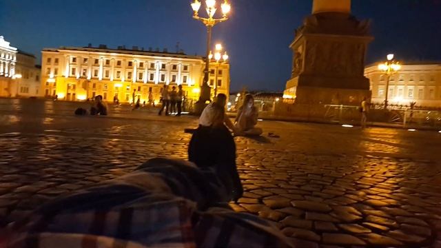 Ночная Дворцовая площадь