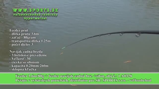 Akcia Feeder 3,6m 80g + Feeder Navijak + Vlasec, Obj č   1 A0328