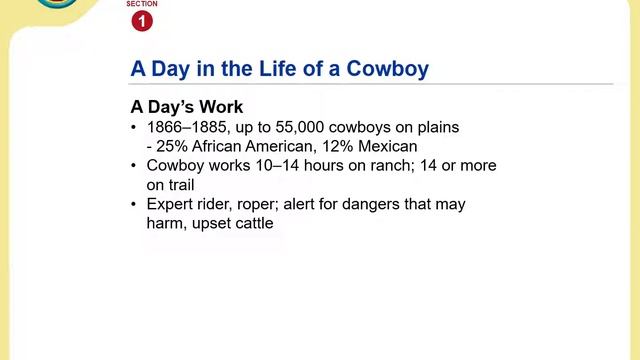 U S 1 Chapter 13 Lesson Changes on the Western Frontier