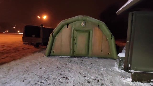 Мобильные пункты обогрева на МКАД