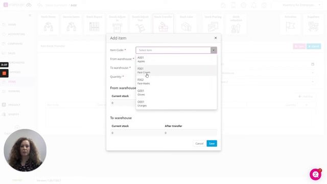 15. Enterpryze Inventory Package: How to do a Stock Transfer - Enterpryze Academy