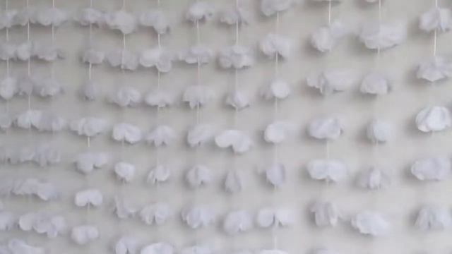 Шторки из цветов