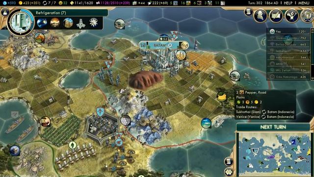 Civilization 5 - Brave New World- Let's Play - Indonesia Part 10