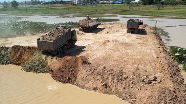 Строительство, засыпка прудов