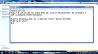 how to adjust screen brightness in desktop windows 7(EAZY)