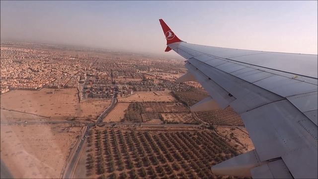 Вылет из Марракеша в Стамбул. 
Авиакомпания "Turkish Airlines"