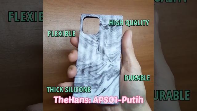 Silicone Case Casing iPhone X X Max 12 Mini Marble APS01