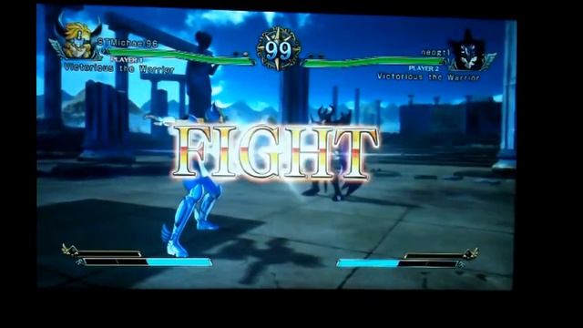 Hayate 20z (STMichael96) vs neogt1 Saint seiya brave soldiers online gameplay. Ps3