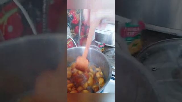 Не гламурная кухня!!! Видео 22. 27.08.2021г. Персиковое варенье.