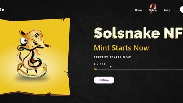 How To Mint Solsnake NFT