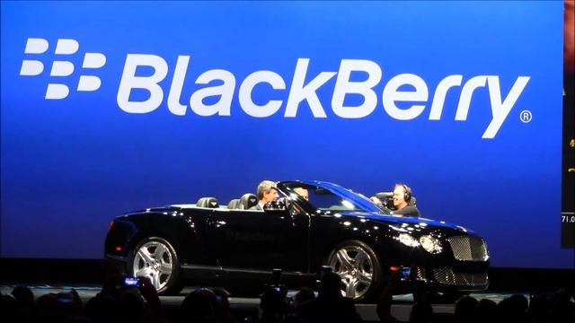 Connected Cars - Blackberry 10 in a Bentley