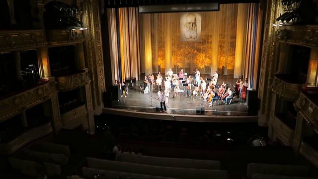 Interior of Lviv Opera building - showing more architectural details.