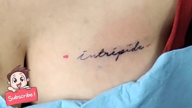 TATTOO SCRIPT LETTERING, BRAVE CLIENT @dannymabatangink #script #tattoo #art