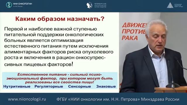 Факторы риска в питании при онкологии. Оптимальное питание при раке. НИИ Онкологии Минздрава России