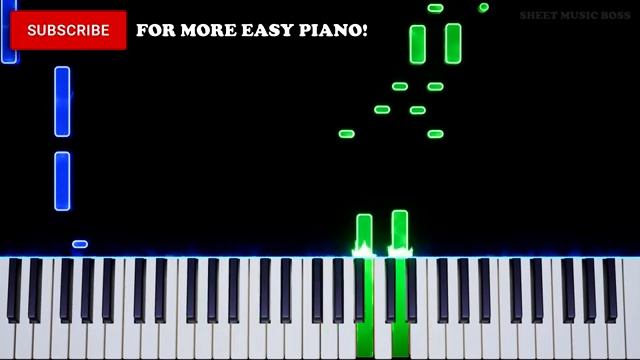 Pokémon Red & Blue Theme - EASY Piano