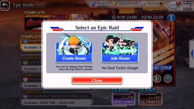 Bleach Brave Souls Epic Raids 21