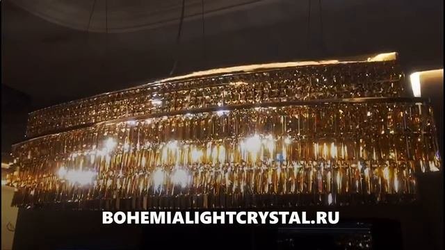 люстры модерн хрустальные