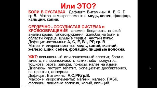 ЗДОРОВЬЕ.  К каким болезням ведет дефицит правильного питания.