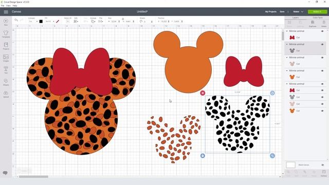 Disney Minnie Svg Free Cut File for Cricut