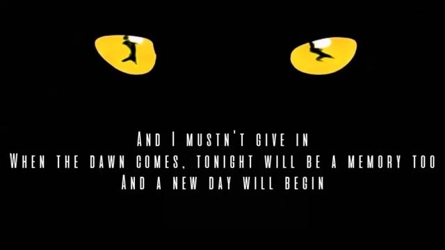 Memory - Cats Original Cast Broadway - Lyrics