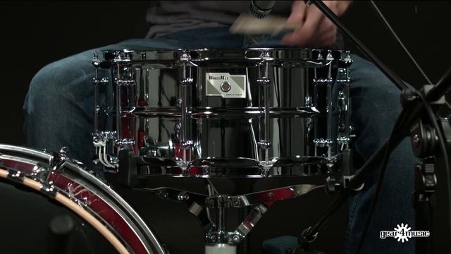 WorldMax 14'' x 6.5'' Beaded Chrome Over Steel Snare, Chrome  | Gear4music demo