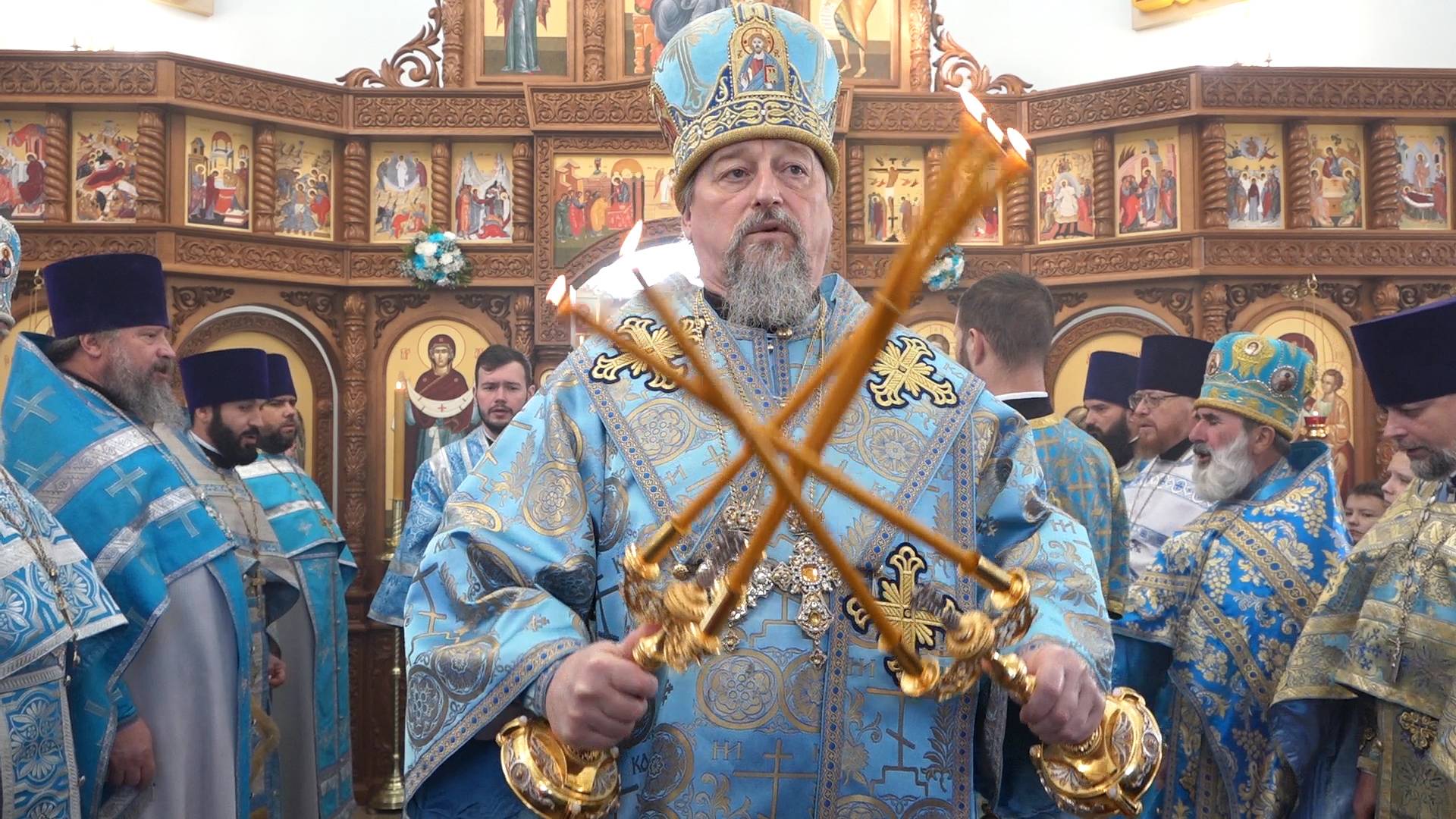 Престольный праздник в Иверском храме с. Черниково