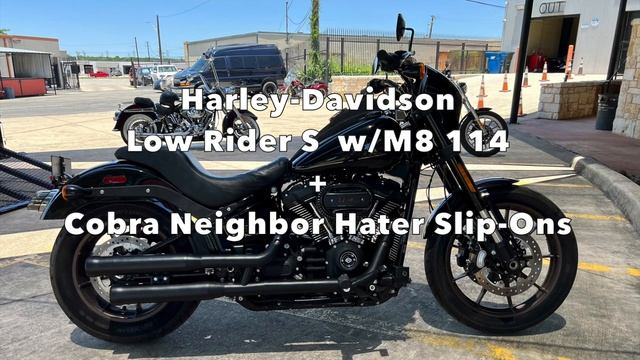 Cobra Neighbor Hater vs Harley Stock Exhaust - Sound Review - Lowrider S - Milwaukee-Eight 114