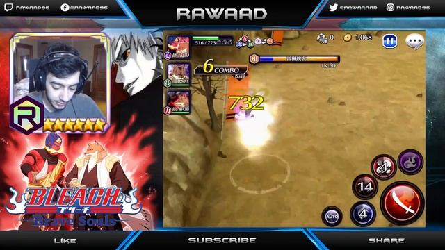 Bleach Brave Souls - New Sajin/Tenken Gameplay + 6 Evolution/Skill Tree