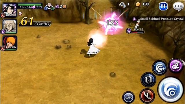 BLEACH Brave Souls: 5-star Byakuya (Power/Red) Skills and Soul Bomb [Gameplay/HD]