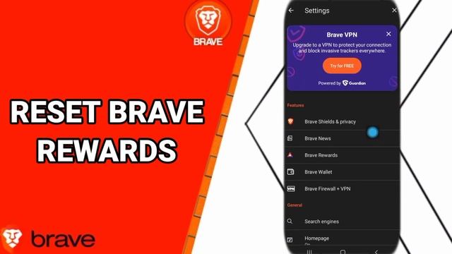 How To Reset Brave Rewards On Brave Private Web Browser App