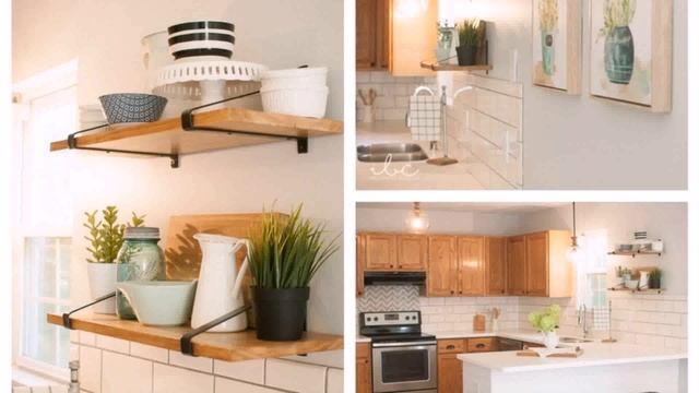 White Kitchen Cabinets With Oak Window Trim