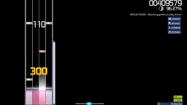 OSU! 4K replay [Aimer - Brave Shine]