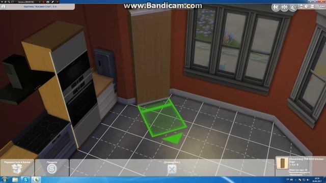 Создание кухни для персонажа в игре The Sims 4 Часть 1