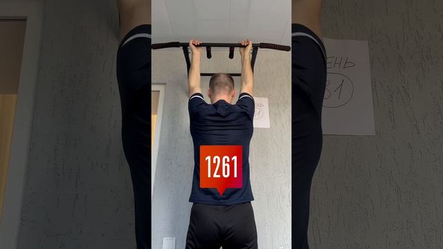 5000 подтягиваний за 100 дней - день 31 #спорт #sports #подтягивания #pullups