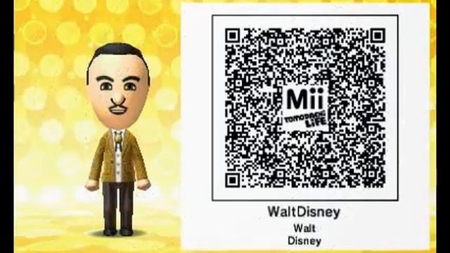 Tomodachi life QR codes!