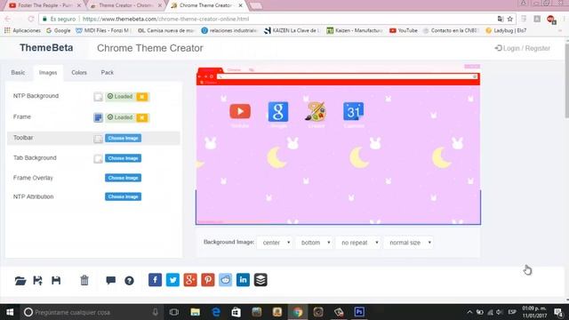 Crea temas para Google Chrome ♡