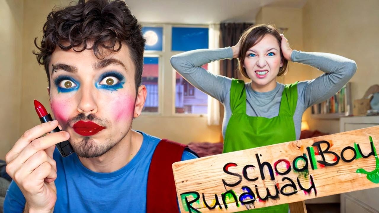 [Эдисон] ПОЛЬЗУЮСЬ КОСМЕТИКОЙ ЗЛЫХ РОДИТЕЛЕЙ В SCHOOLBOY RUNAWAY В МАЙНКРАФТ!