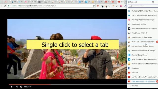 Peek a Tab - The Ultimate Tabs Manager for Chrome