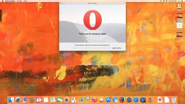 How to install Opera browser (iMac)