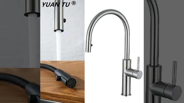 30YUANTU 304 stainless steel pull out kitchen faucet,how to pull