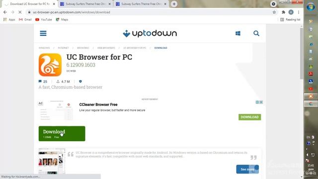 How to download UC BROWSER in any computer