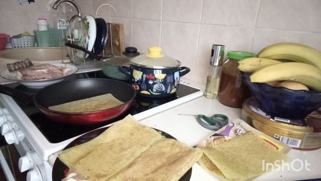 Обед  для тех ,кто куда-то торопится, и с небольшими Калориями.