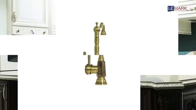 Смеситель Lemark Jasmine LM6605B для кухни с высоким поворотным изливом, бронза