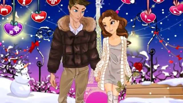 Влюбленные Джастин и Лиза - игра для девочек