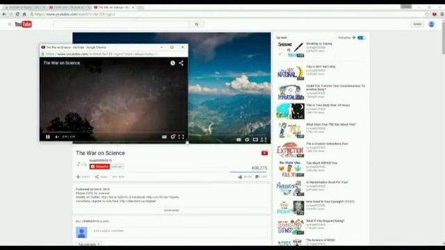 YouTube to PopUp - Chrome Extension