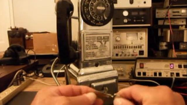 A&E 3 Slot Chrome Payphone Repair and Conversion  www.A1-Telephone.com  618-235-6959