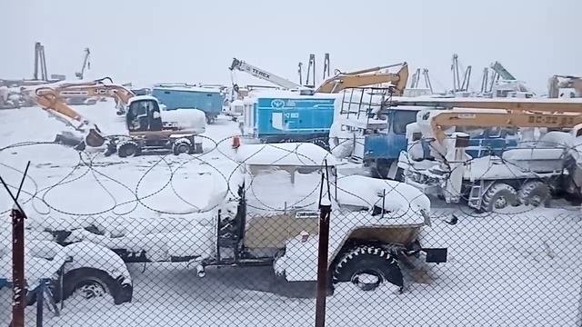 Вахта Бованенково техника на концервации