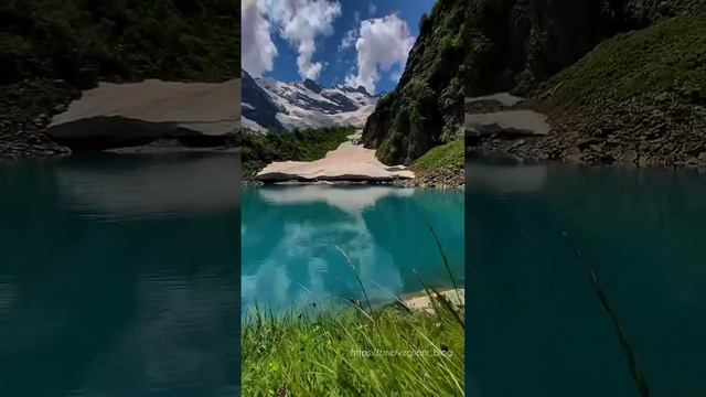 Озеро Турье, Домбай, Карачаево-Черкесия🏔😍https://t.me/vzgliani_blog